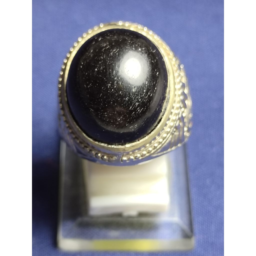 Natural Kelor Petrified Wood / Batu Fosil Kayu Kelor, Serat Emas