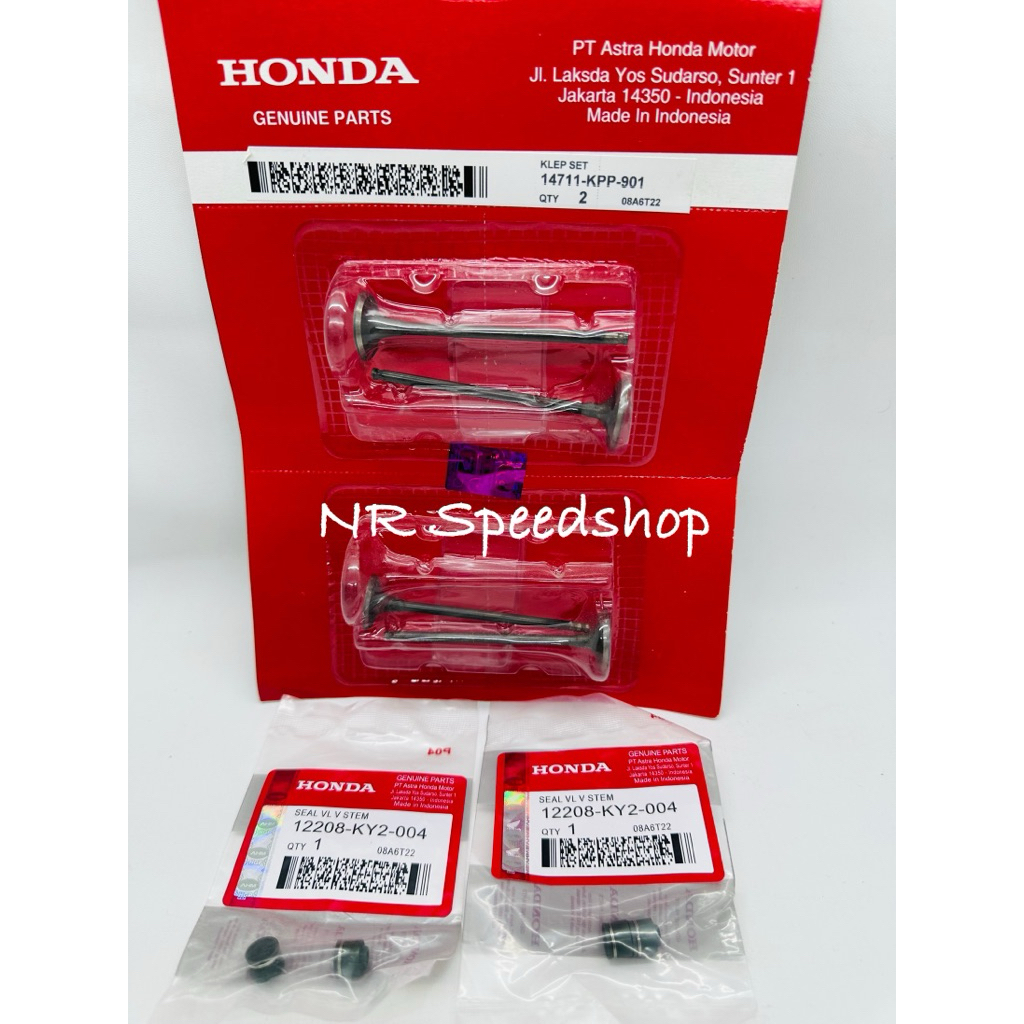 Klep Set Payung Klep 4pcs + Seal Honda CB 150 old Lama CB150r old KPP