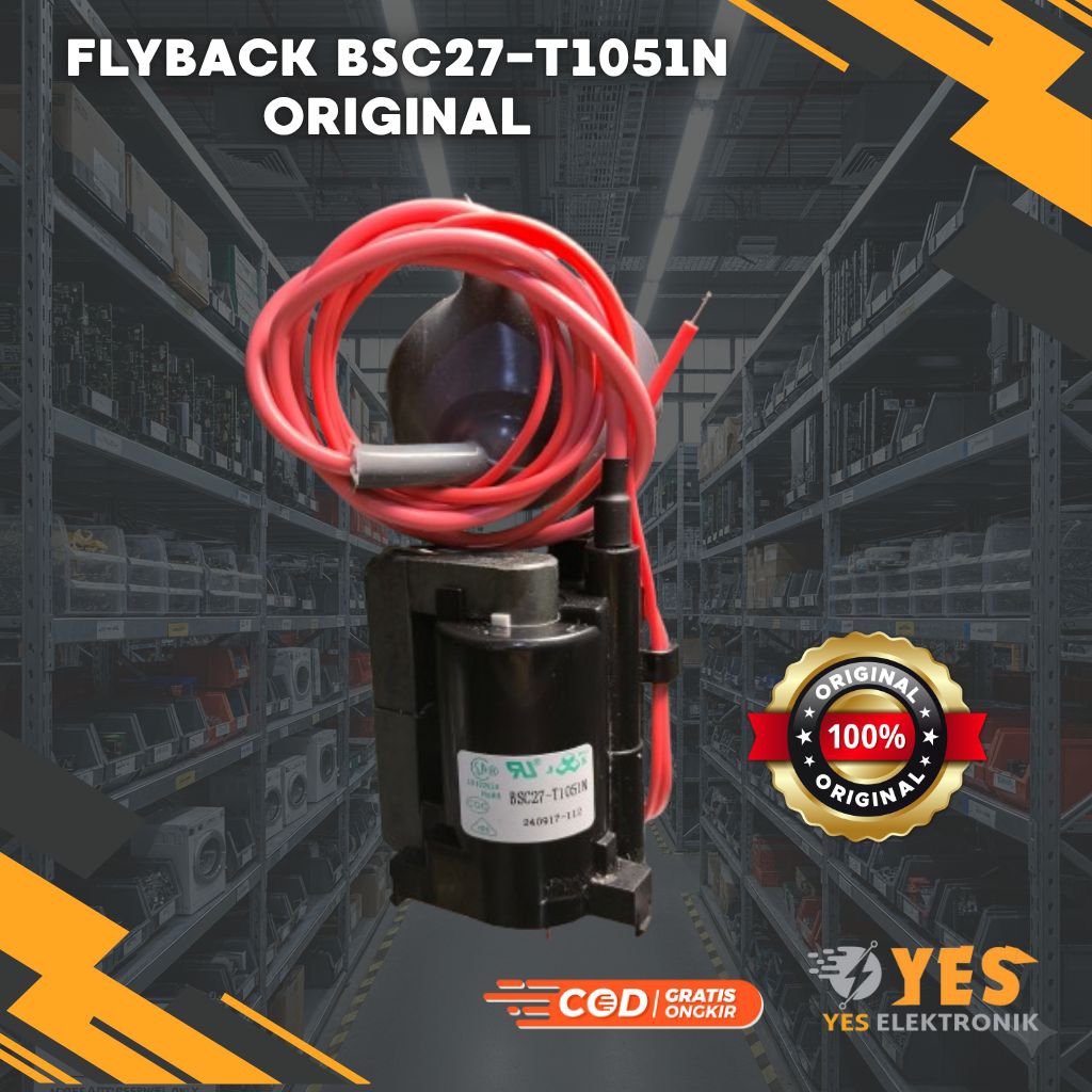FLYBACK PLAYBECK FBT BSC 27-T1051N TV TABUNG CINA SLIM / FLYBACK T1051N ORIGINAL