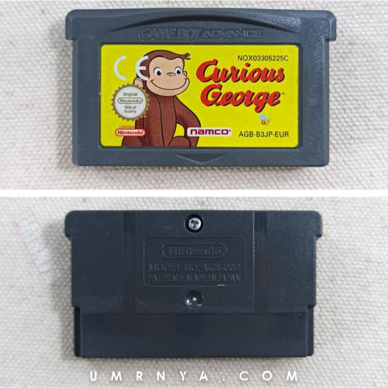 Kaset Gameboy Original Curious George GBA SP Game Boy DS