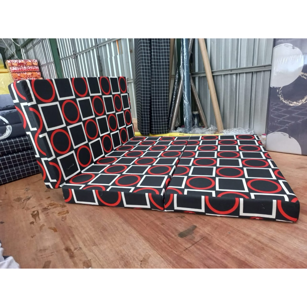 kasur lipat sofabed busa spon tebal 10 cm (3 lipatan)