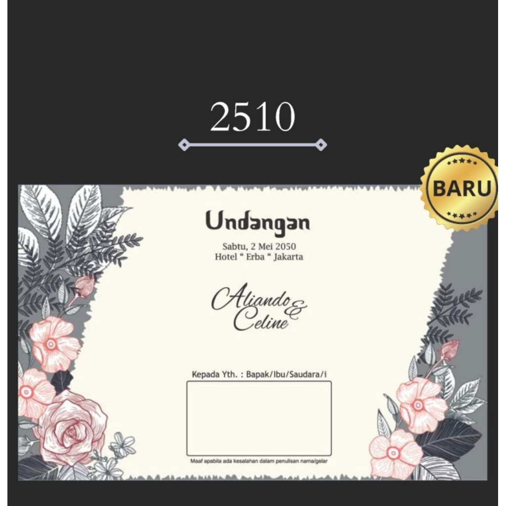 undangan Erba 2510