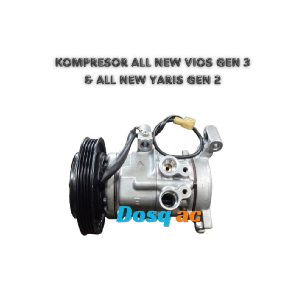 kompresor compressor ac mobil all new vios gen 3, all new yaris gen 2 copotan
