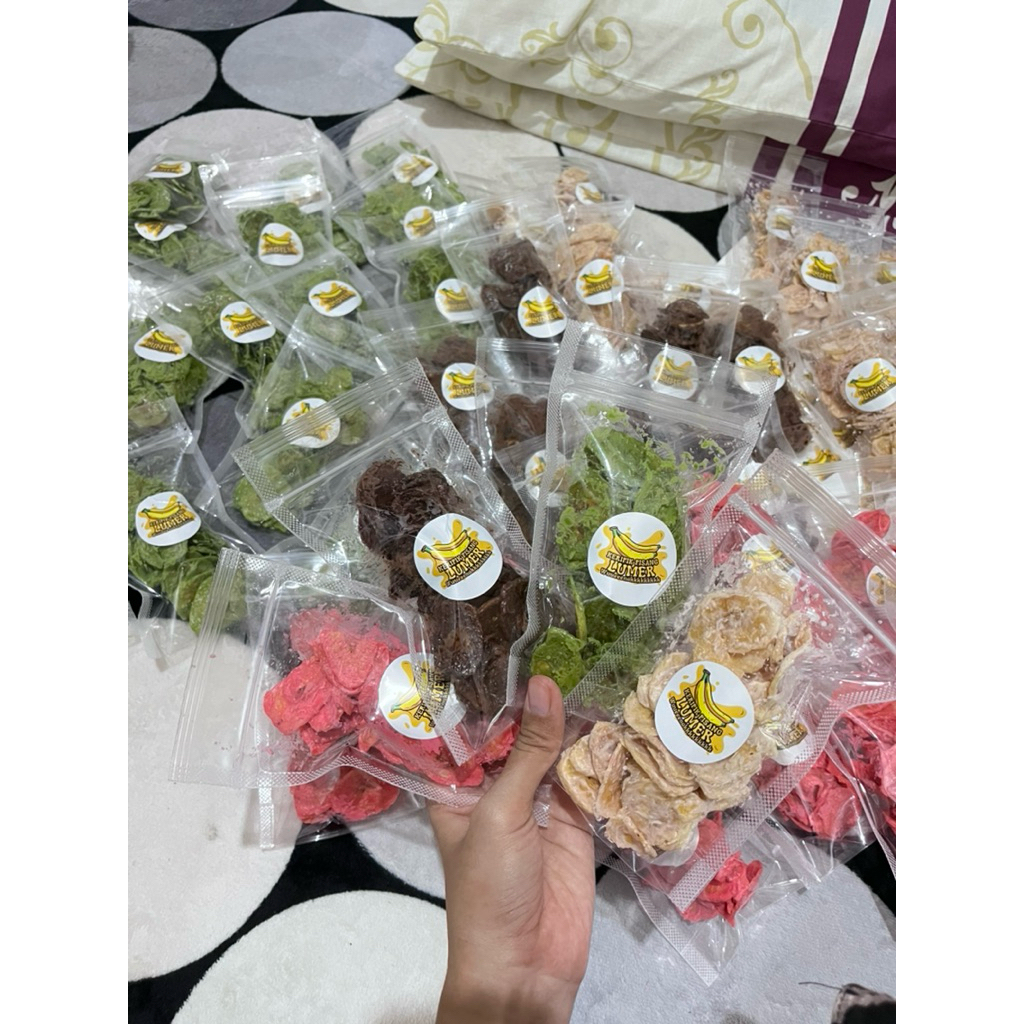 Keripik pisang lumer 50gr/KERIPIK PISANG COKLAT LUMER ANEKA RASA