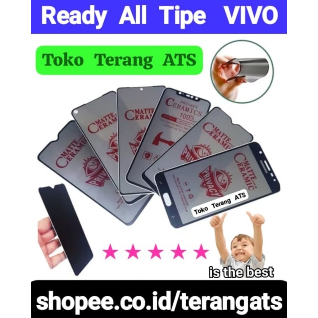 Spy Ceramics Vivo All Tipe Vivo Y03 Y03T Y18 Y19s Y22 Y27 5G Y28 Y29 Y35 Y100 5G Y400 X200 Pro V50 V