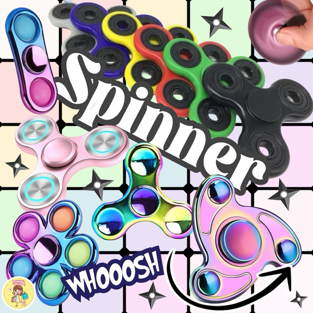 Fidget Spiner Spinner Hand Basic Import Putaran Kencang Murah/Fidget Spinner Ring/LED Light Beyblade