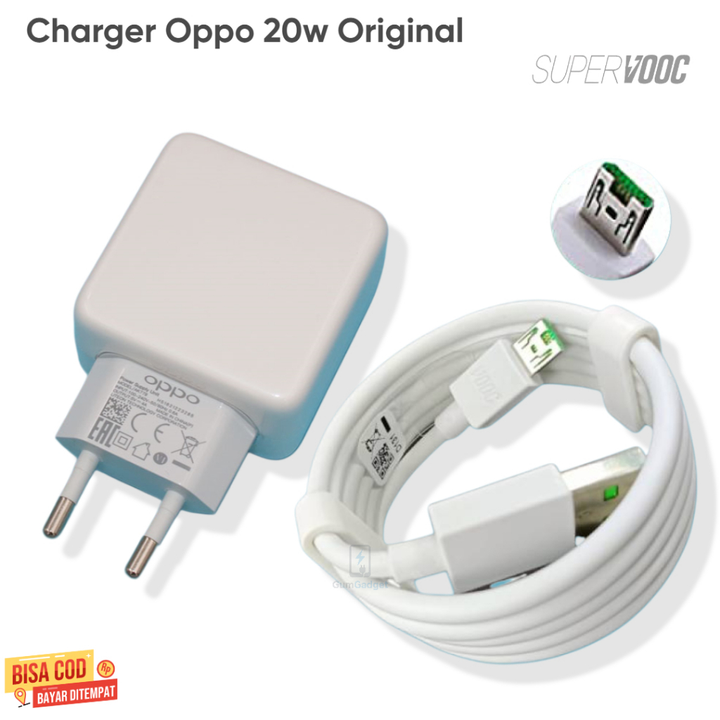 Charger  MICRO USB Fast Charging Casan Hp OPPO F9 F11 Pro F5 F1s F3 F7 A15 A17 A31 A3S A5S ORIGINAL