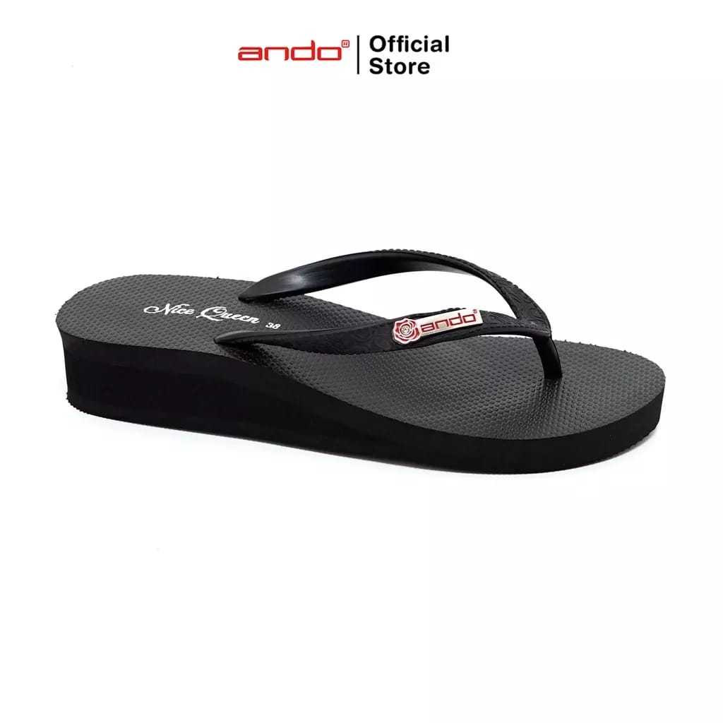 ANDO NICE QUEEN Sandal Wedges Wanita Dewasa Sandal Japit Ando Original Ventura