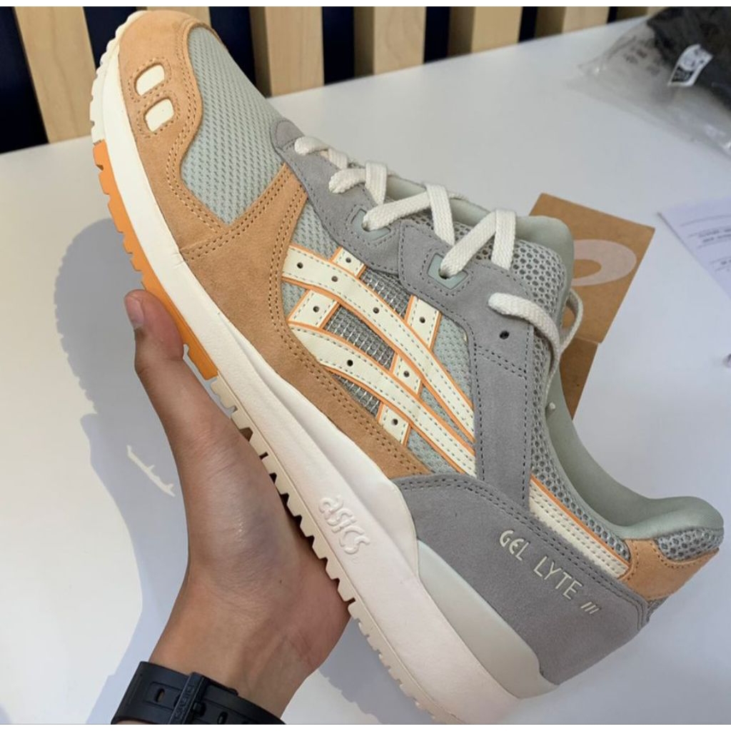 [Size 45] Asics Gel-Lyte 3 OG White Sage Cream Original Authentic Size 45 28.5cm