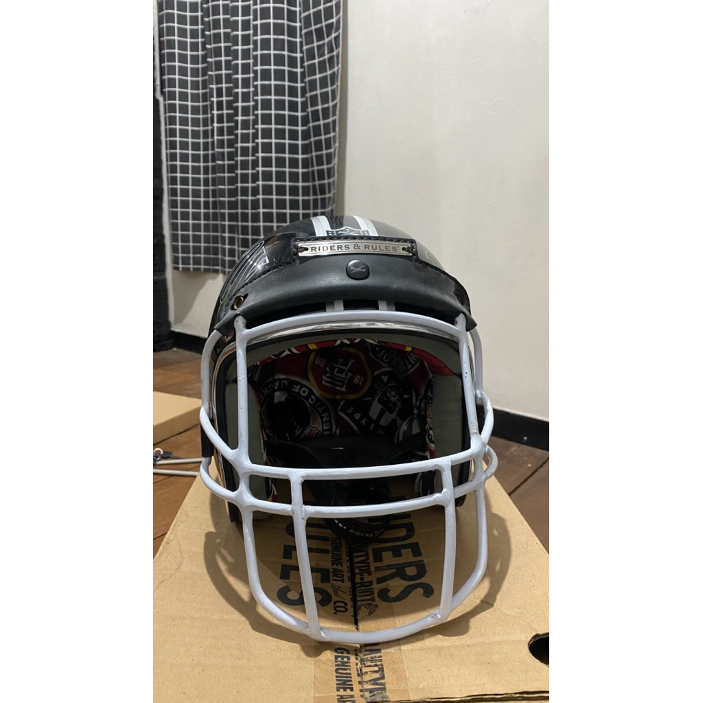 helm riders and rules x Rawtype riot original helmet rnr team Rawtype limited edition