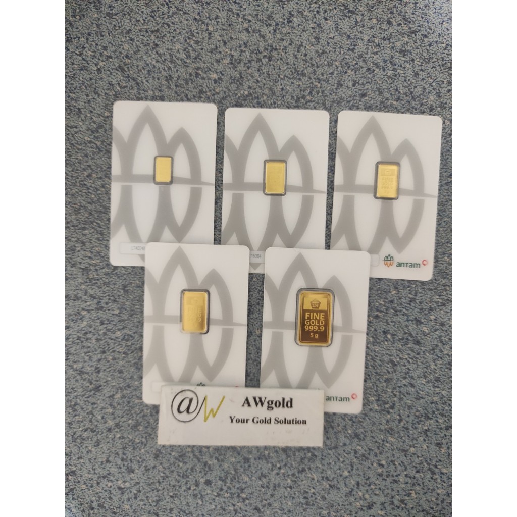 Logam Mulia Emas Antam 0,5 gram 1 gram 2 gram 3 gram kemasan press terbaru sertifikat certieye