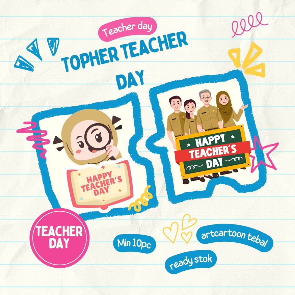 KATA TARI - TEACHER DAY 2 TOPPER SELAMAT HARI GURU