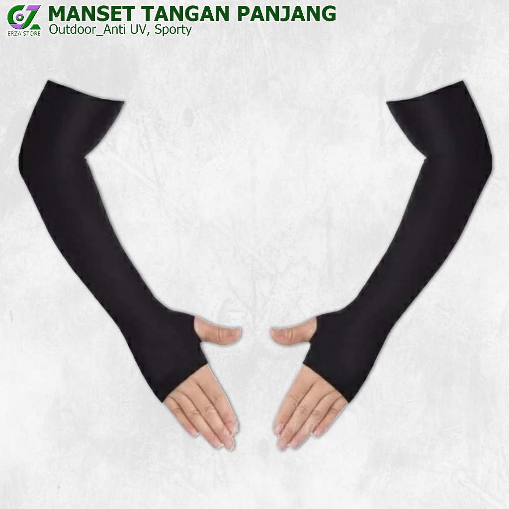 Manset Mangset Deker Tangan Olahraga Pria Panjang