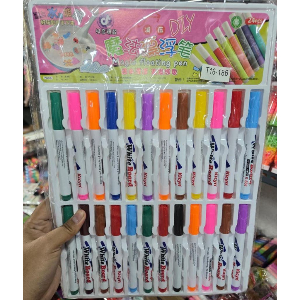 (24pcs) Spidol air/ spidol DIY/ spidol warna warni