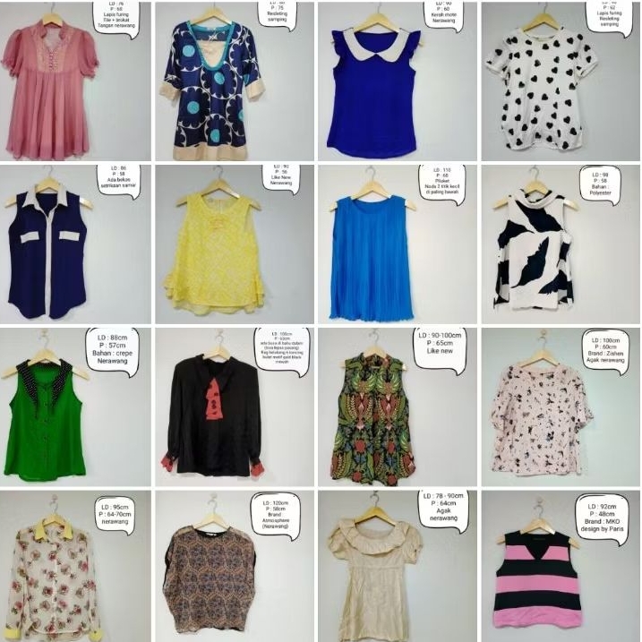 Atasan Blouse Wanita Preloved