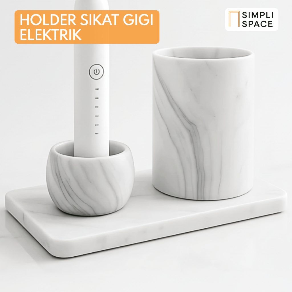 Tempat Sikat Gigi Elektrik Porselen Toothbrush Holder Sikat Gigi Dudukan Gantungan Sikat Gigi Electr