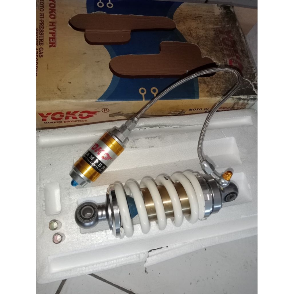 SHOCKBREAKER BELAKANG TABUNG YAMAHA JUPITER MX OLD /135 YOKO HYPER - NOS