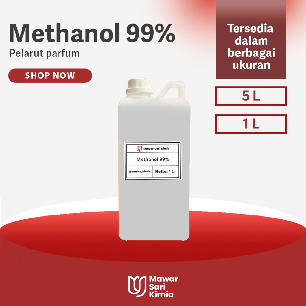 Methanol 99% / Pelarut Parfum 1 Drum