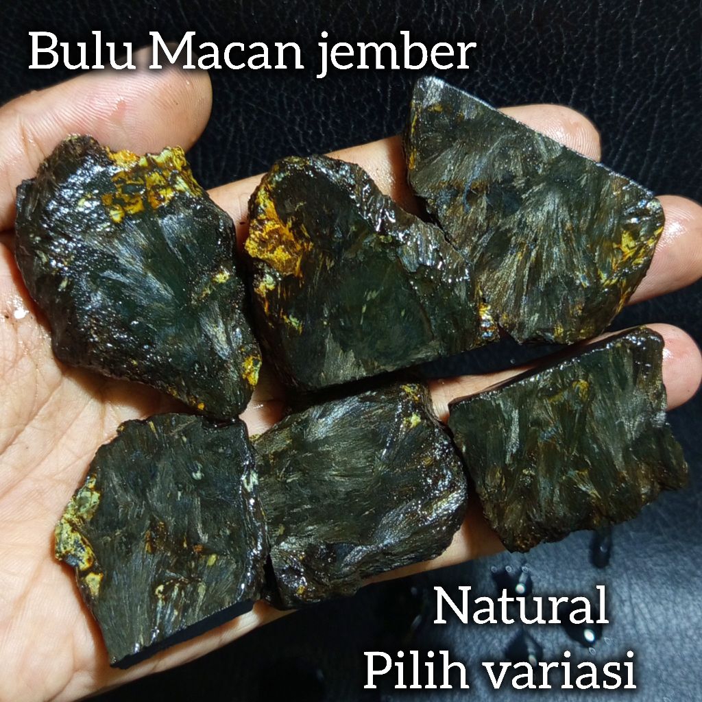 batu bulu macan /bongkahan batu bulu macan seravenite jember/batu bulu macan natural/batu akik