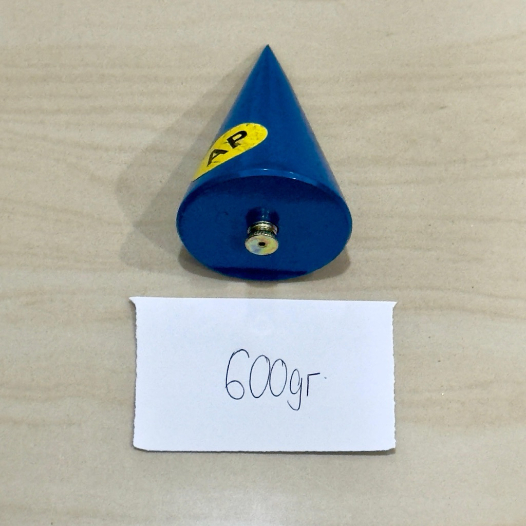 AP BIRU 600gram Lot timbangan tukang kerja bangunan 600g bandul benang timbang air lod kerucut 600 g