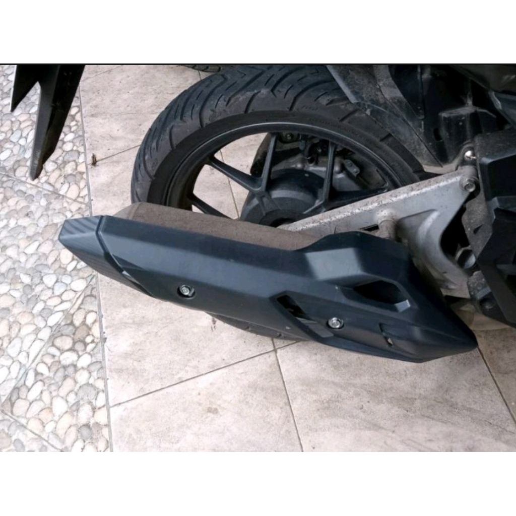 SS tutup knalpot vario led old 125/150 tahun 2017/209