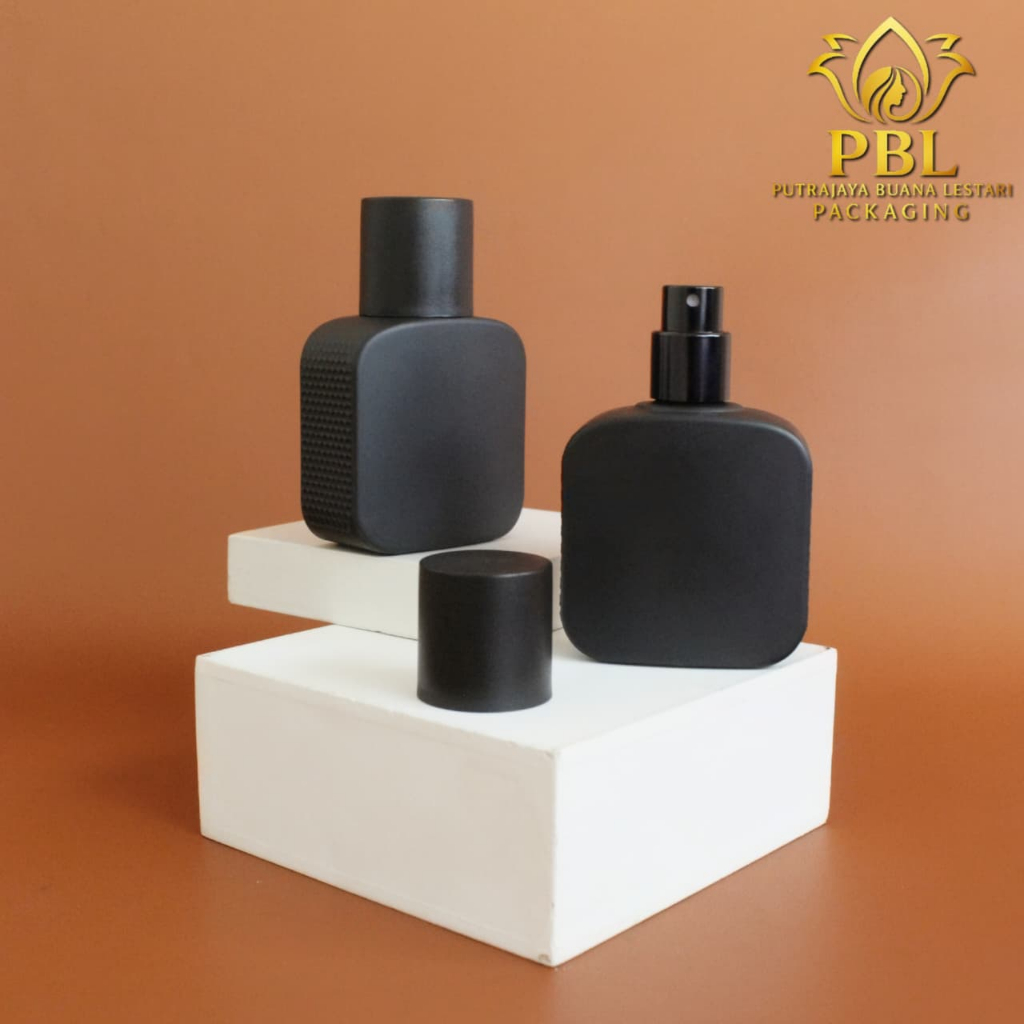 Botol Parfum Drat 30ml LCST Hitam / Botol Spray Parfum 30ml Drat / Botol Parfum Aeshtetic 30ml