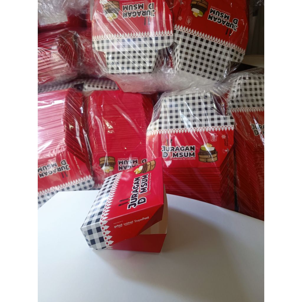 custom snackbox, dus makanan. dus kosmetik. lunchbox. bahan ivory. design suka2,