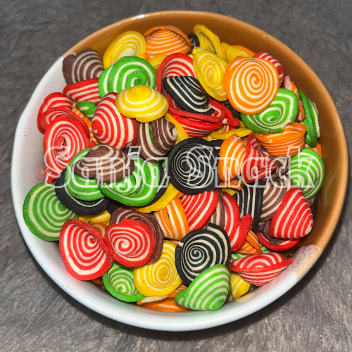 Kue Kering Kuping Gajah Renyah Manis Warna-Warni Rainbow Kemasan 100-1000 Gram