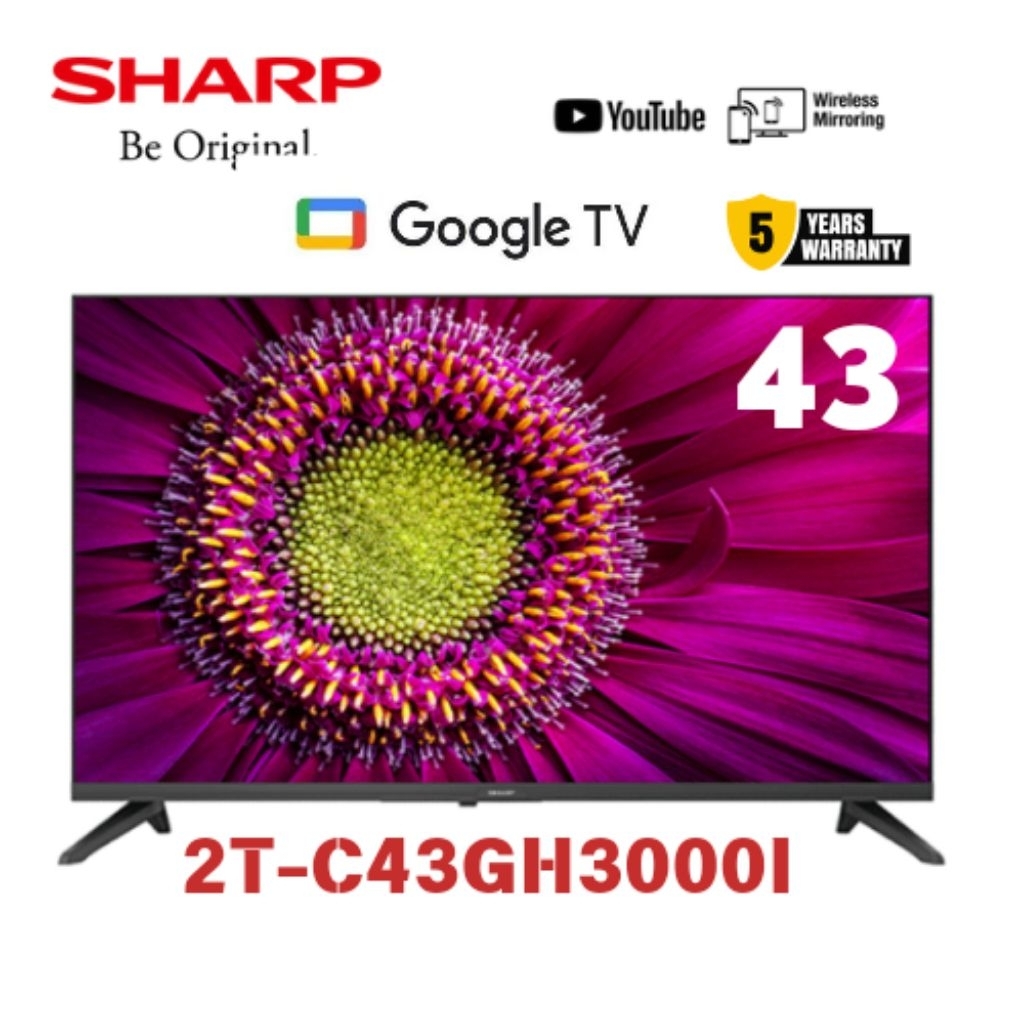 Sharp led tv smart tv 43 inch 2T-C43GH3000I