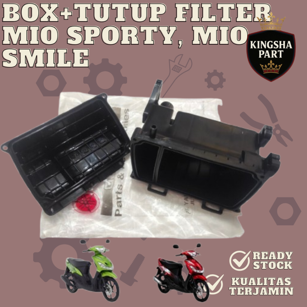 Box Filter dan Tutup Filter Mio Sporty Mio Smile Original 5tl Box Filter Mio Sporty ORIGINAL