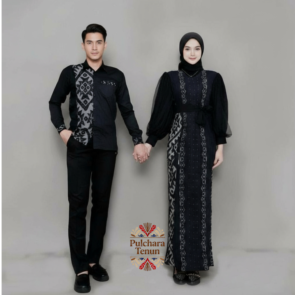 Baju Tenun Couple New Baju Kondangan Pria Wanita | Set Kondangan Pria Wanita