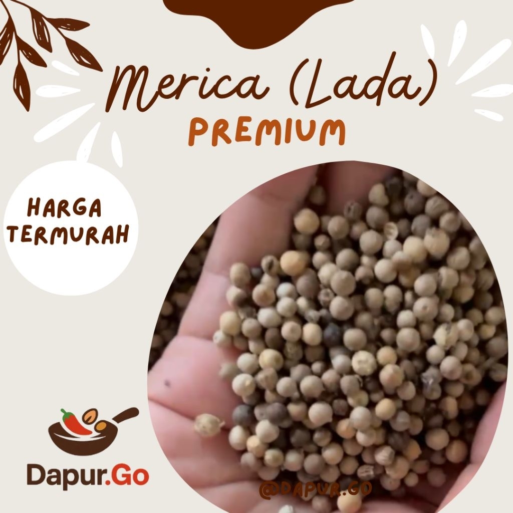 Merica Lada Butir 100gr 250gr 500gr 1kg | Bumbu Masak Lada Butir Hitam | Black Pepper Premium Halal