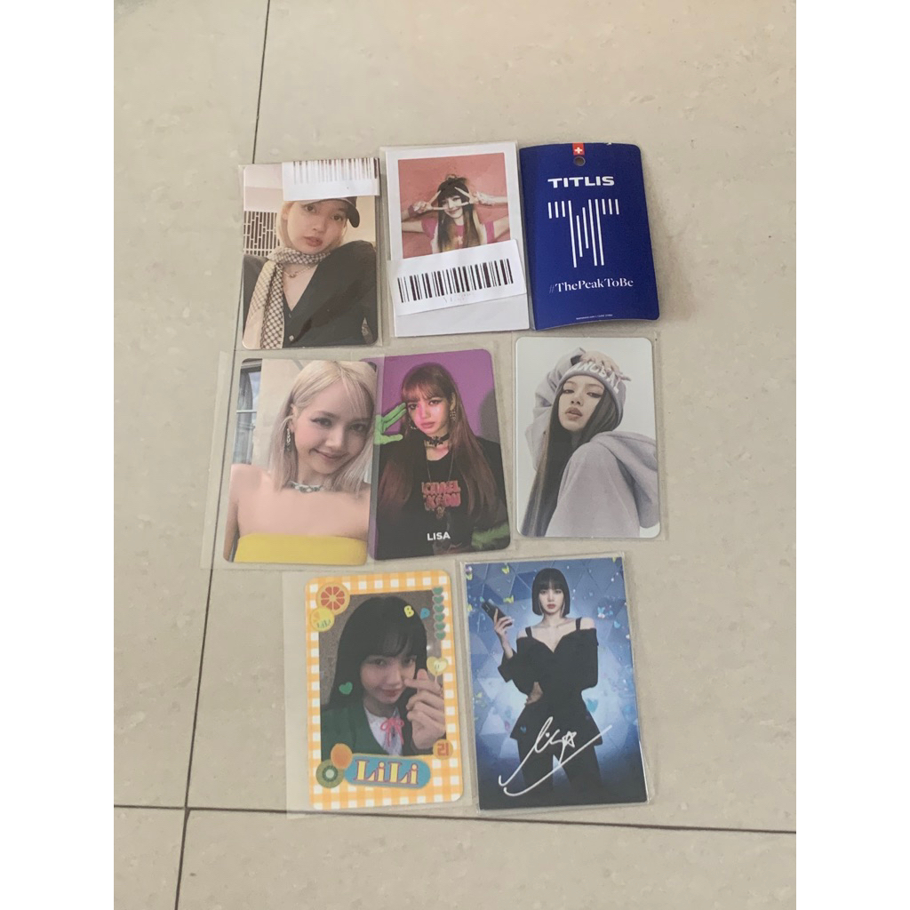PC Lisa Blackpink photocard