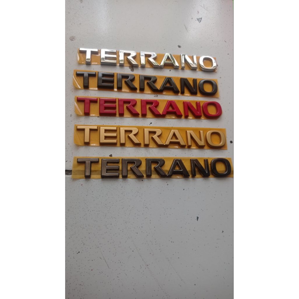 Emblem Nissan Tulisan TERRANO