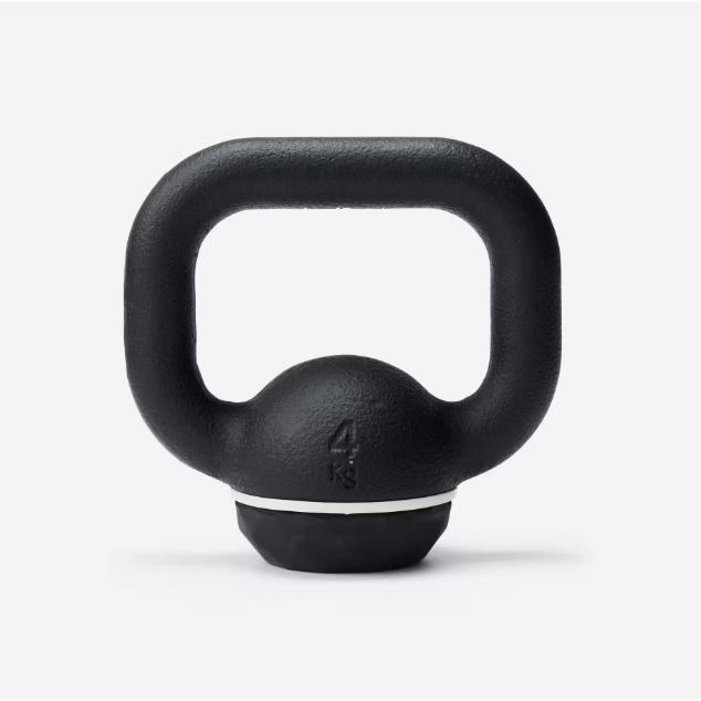 DOMYOS Kettlebell Alat Angkat Beban Pilates Gym Fitess Berat 4 kg