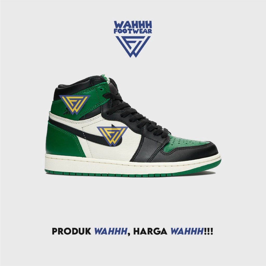 NK Air Jordan 1 Retro High Pine Green