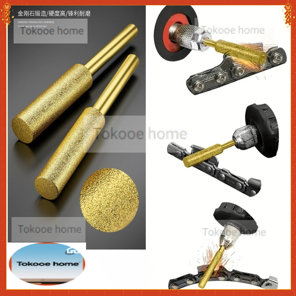 Kepala penggiling berlian gigi gergaji emas Kepala pengamplasan baja