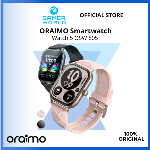 ORAIMO Smartwatch Watch 5 OSW 805 Original Resmi Official Store Ori Smart Jam Tangan Pintar Call