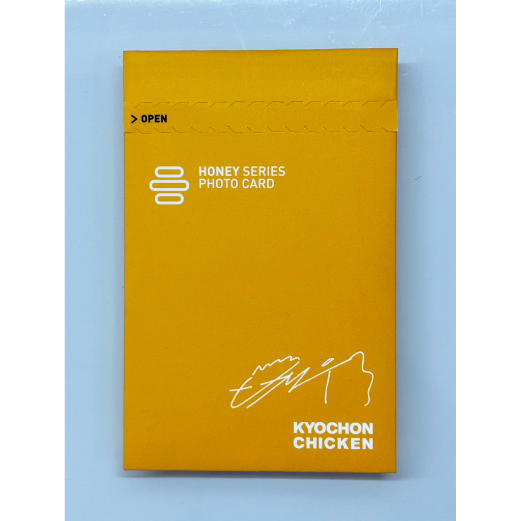 KYOCHON Byeon Woo Seok exclusive photocard HONEY sealed