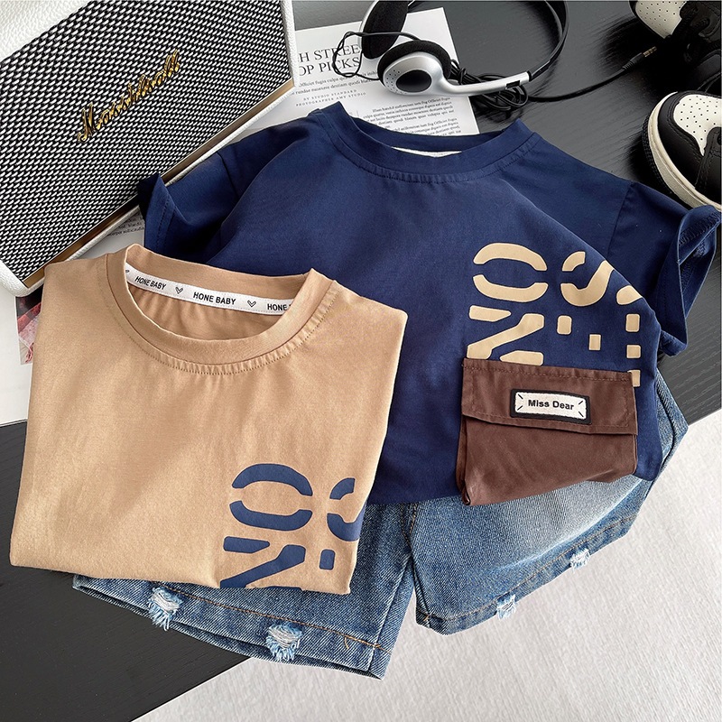 Setelan Anak laki Laki Baju Fashion jeans OOTD Anak NEVIN honebaby