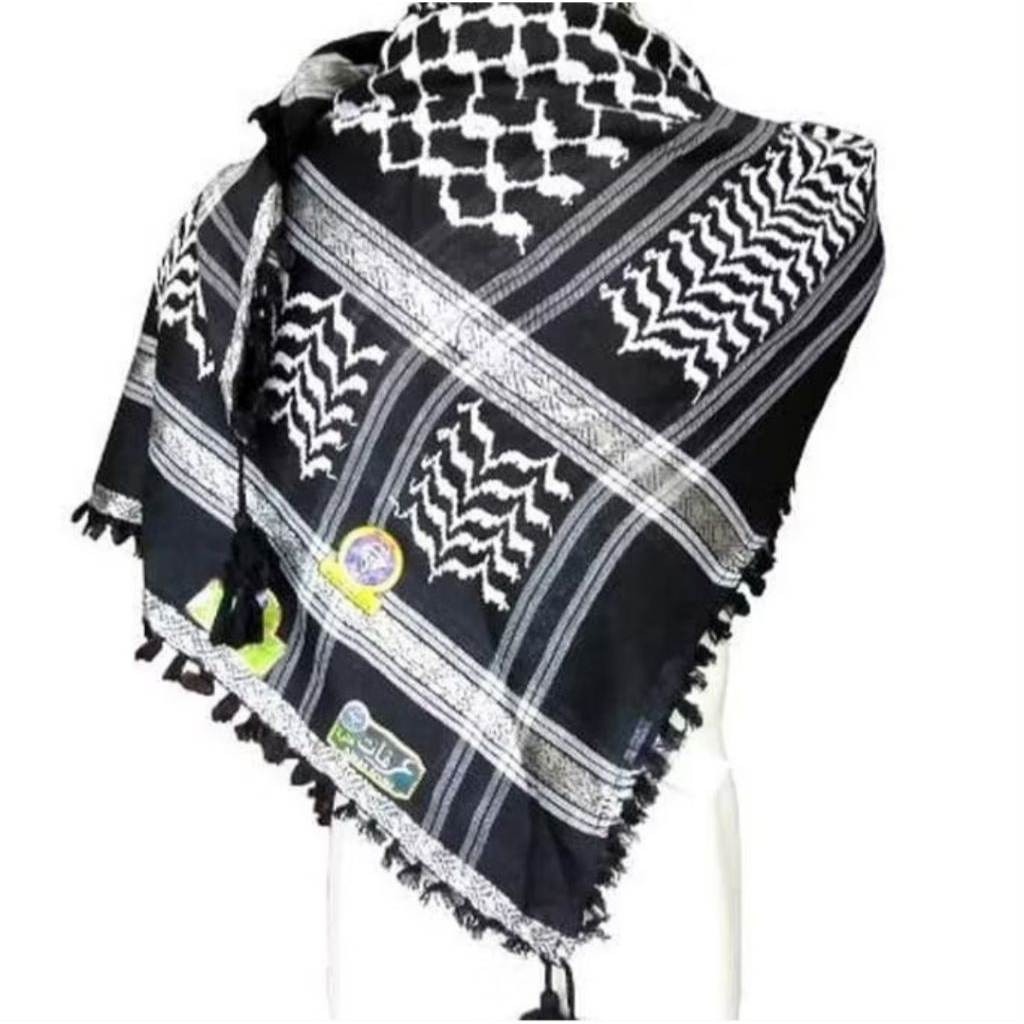 Sorban Palestina Keffiyeh Sorban Hitam Putih Import India