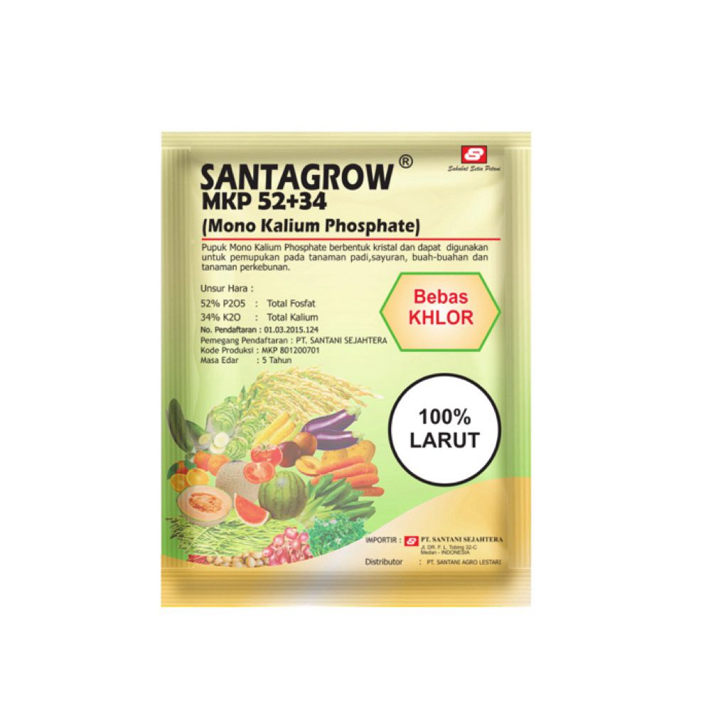SANTAGROW MKP 52+34 (MONO KALIUM PHOSPATE)