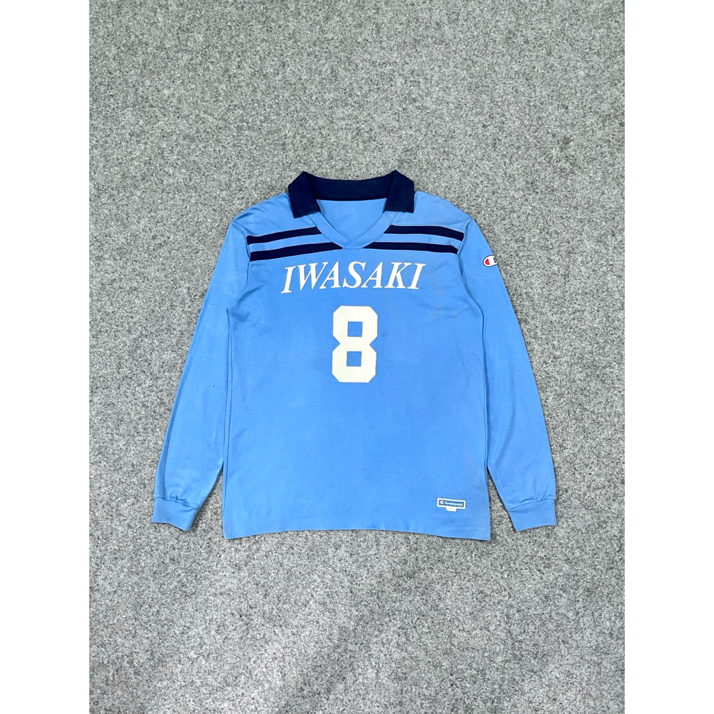 VINTAGE CHAMPION REVERSE WEAVE IWASAKI RUGBY SHIRT SECOND