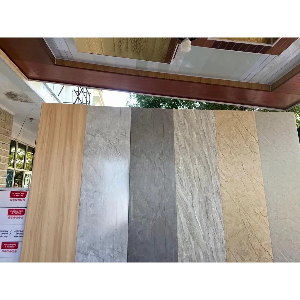 Wallboard Wall Panel Wallpaper Stiker Dinding WallPanel PVC Motif Marmer