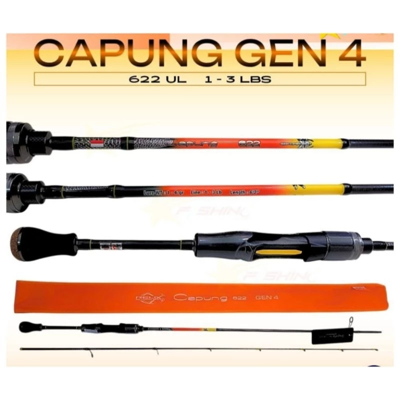 Joran CAPUNG 622 Gen 4 UL SP 1-3Lb Joran Pancing Relix Nusantara