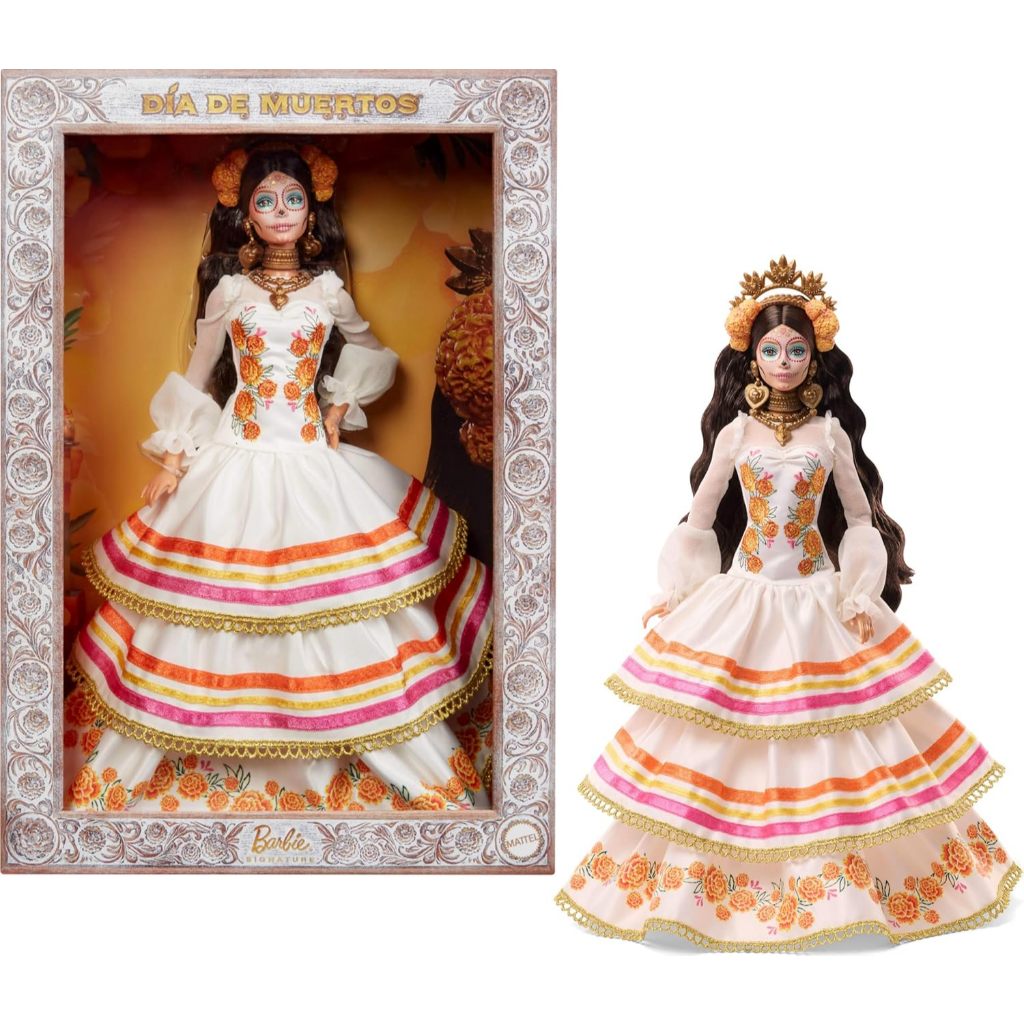 Barbie Día De Muertos 2025 Doll Marigold Gown