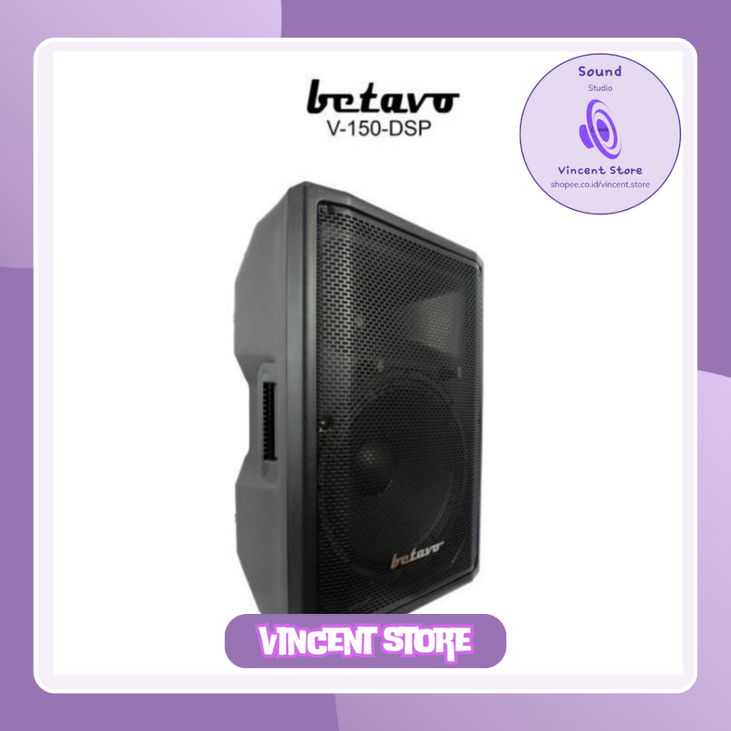 Speaker aktif 15 inch Betavo v 150 DSP ORIGINAL HARGA 1 PASANG / 2UNIT