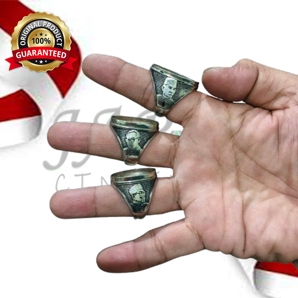 Emban Cincin Alpaka Oval Jumbo Dimensi Besar