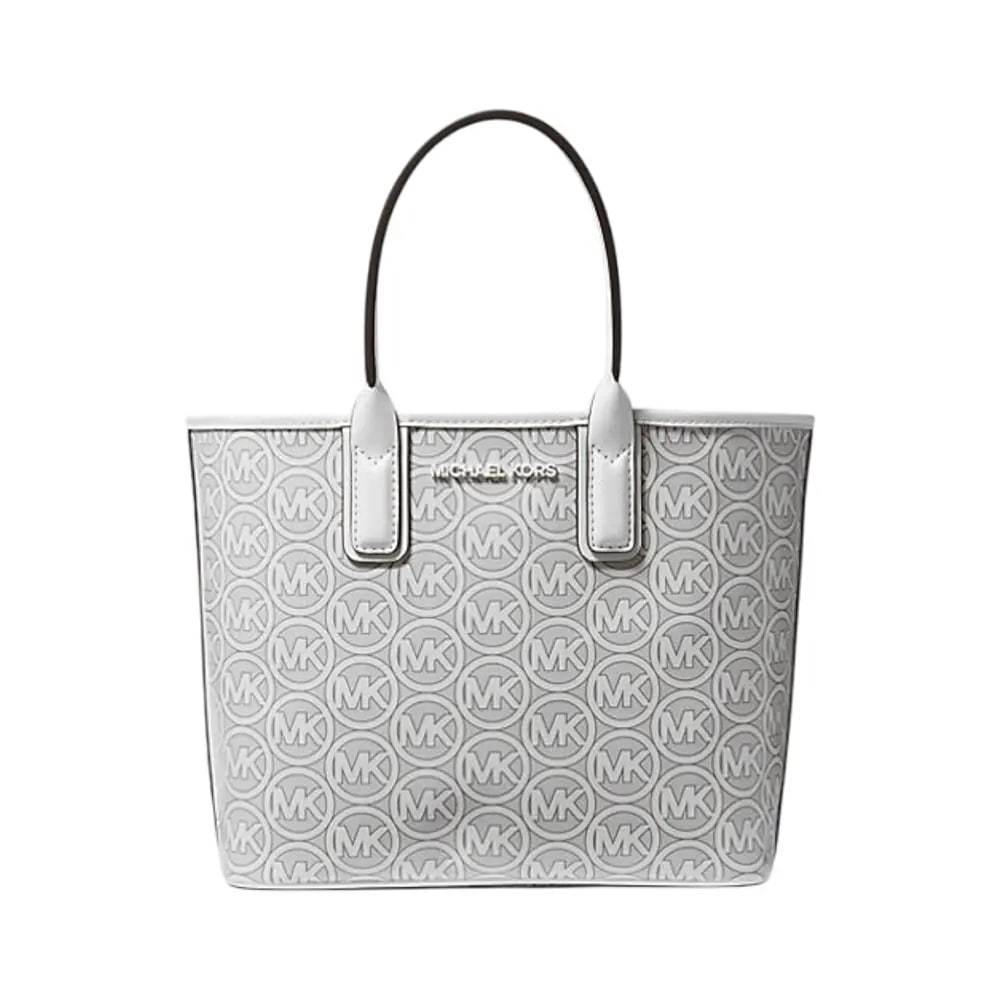 MK Jodie Small Logo Jacquard Tote Bag