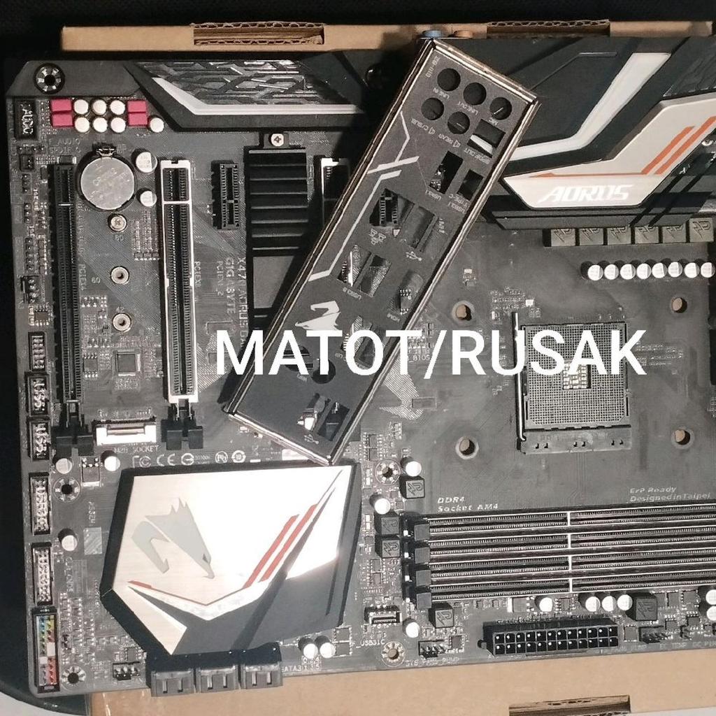 mobo X470 X570 motherboard am4 rusak